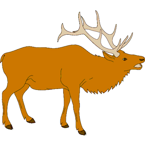 Detail Clipart Elk Nomer 20