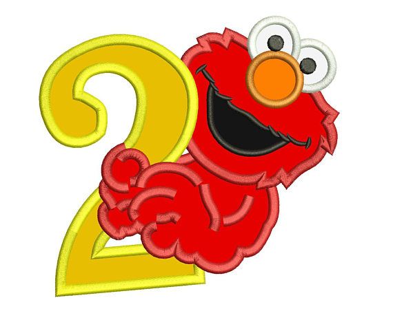 Detail Clipart Elmo 2nd Birthday Nomer 2