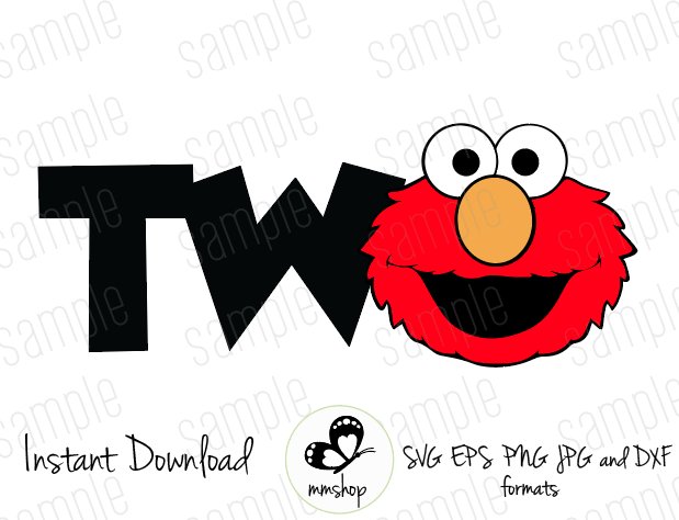 Detail Clipart Elmo 2nd Birthday Nomer 15