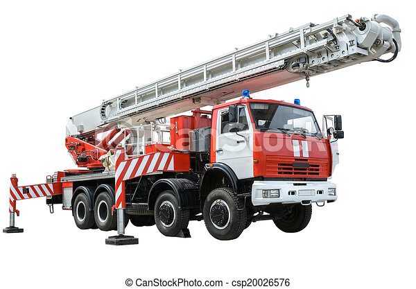 Detail Clipart Fire Truck Ladder Nomer 29