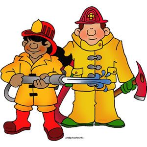 Detail Clipart Firefighter Nomer 19