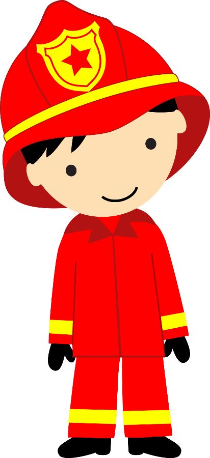 Detail Clipart Firefighter Nomer 24