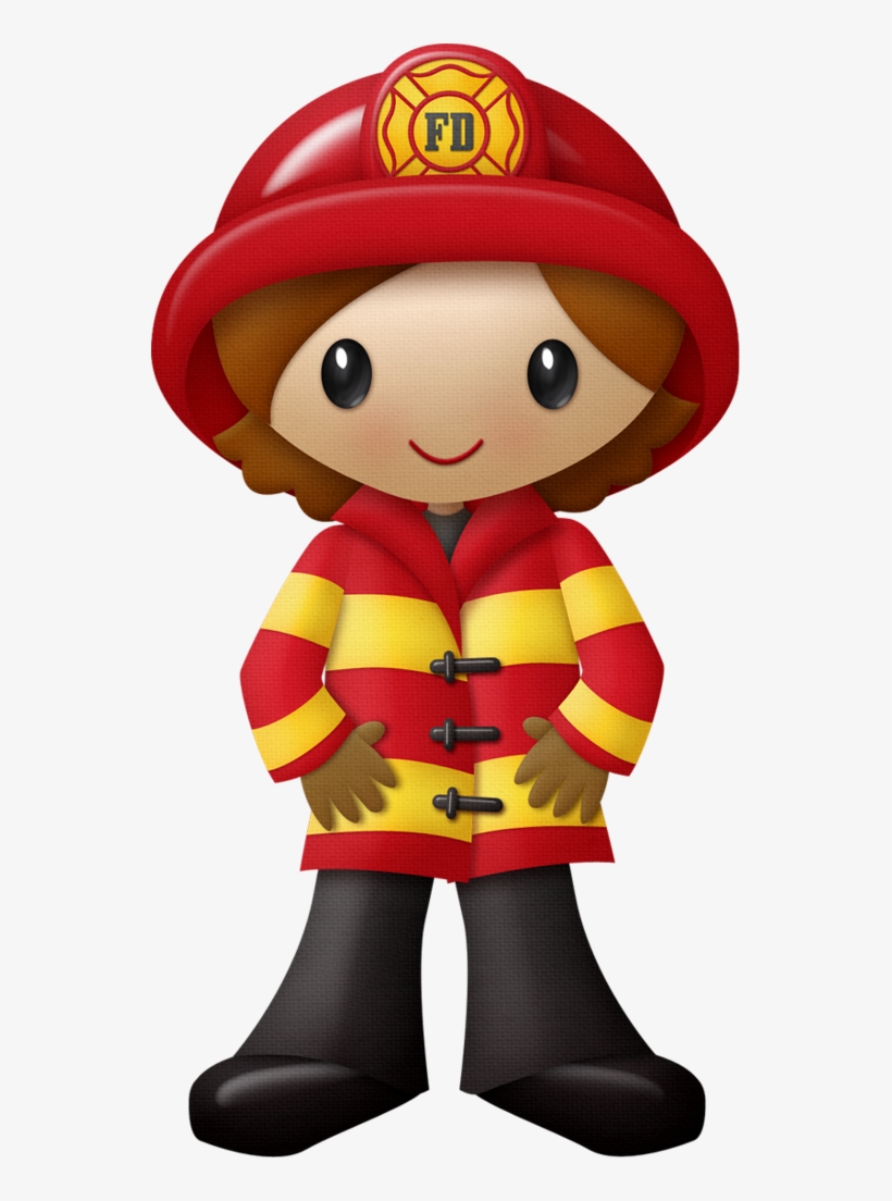 Detail Clipart Firefighter Nomer 30