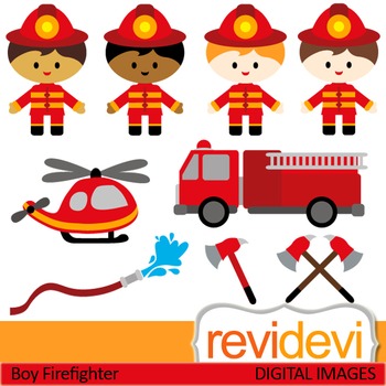 Detail Clipart Firefighter Nomer 48