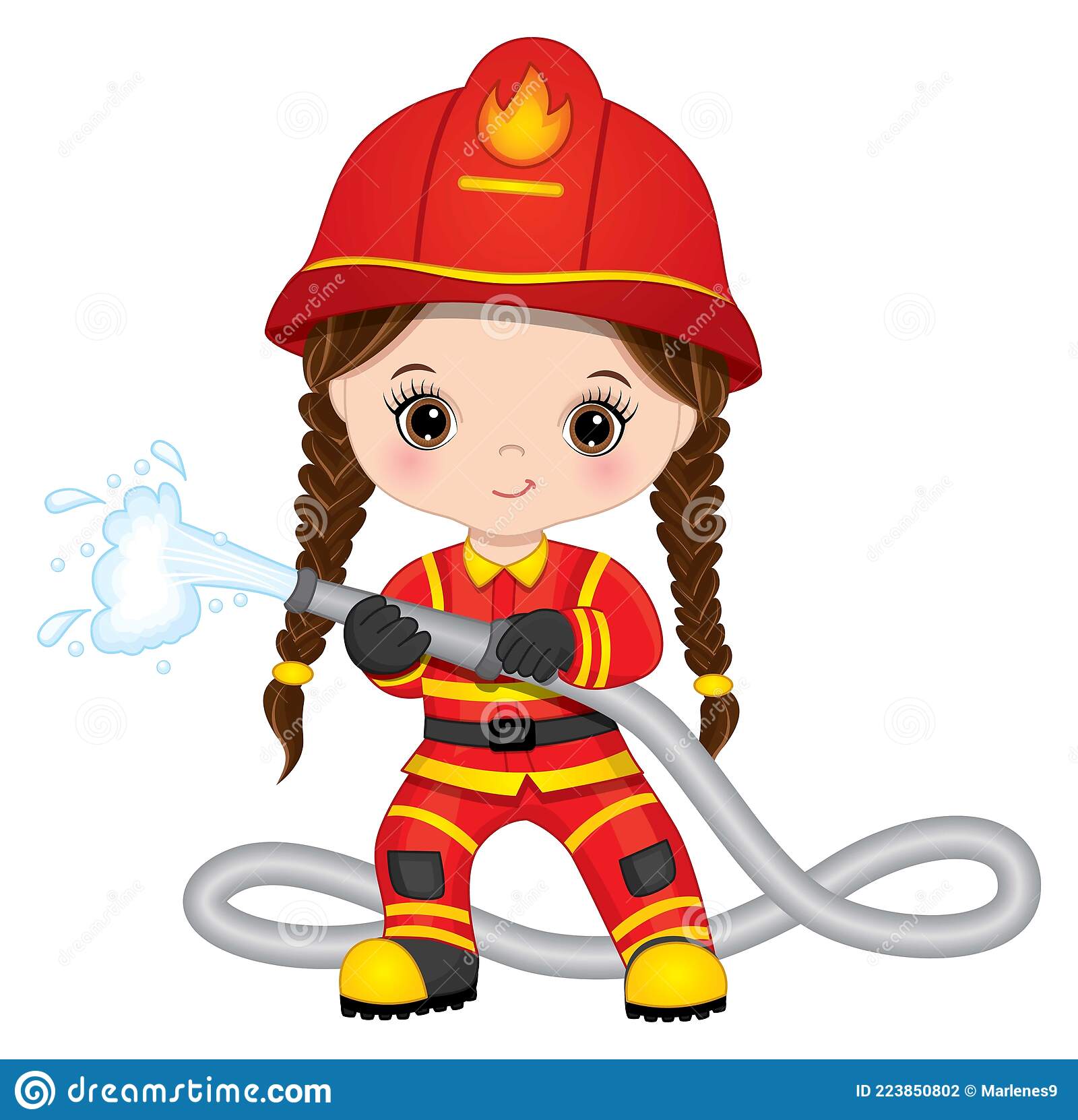 Detail Clipart Firefighter Nomer 7