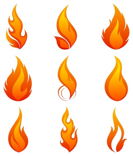 Detail Clipart Flame Nomer 34