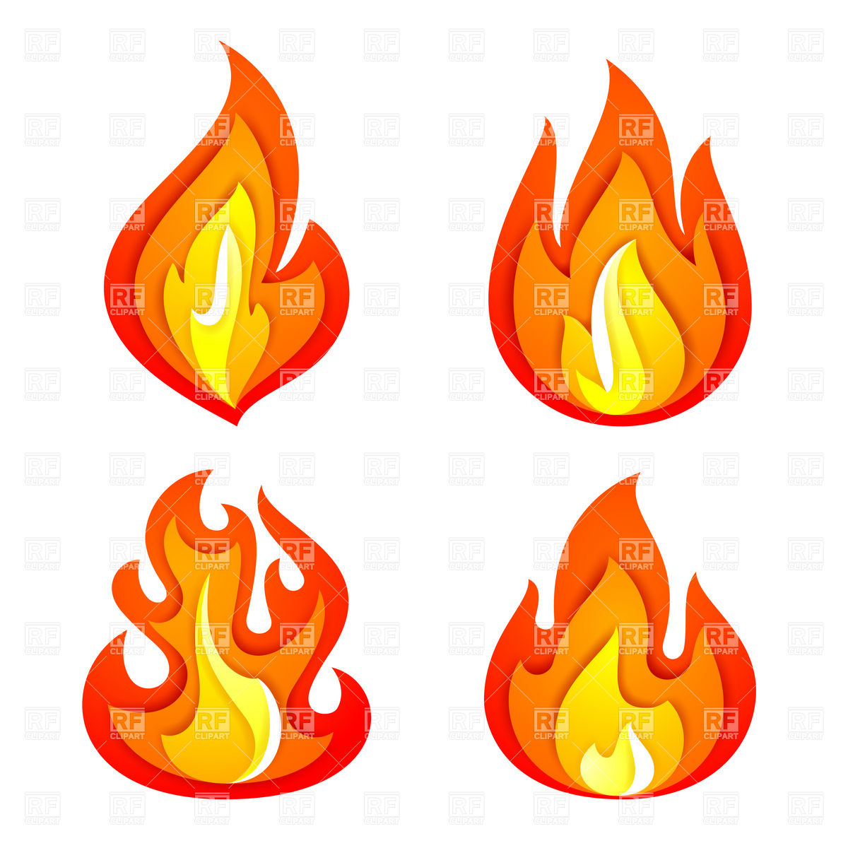 Detail Clipart Flame Nomer 49