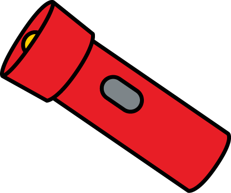Detail Clipart Flashlight Nomer 21