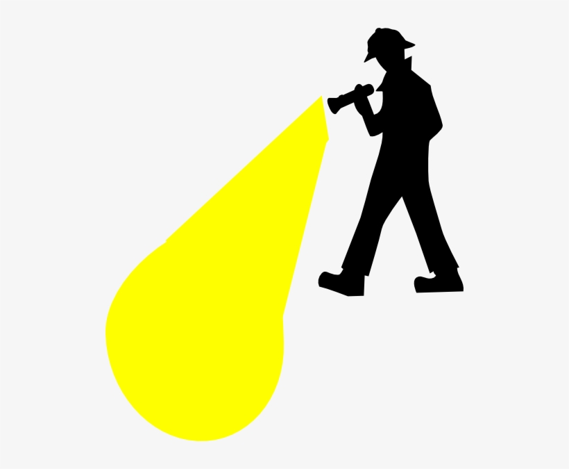 Detail Clipart Flashlight Nomer 34