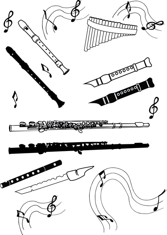 Detail Clipart Flutes Nomer 34