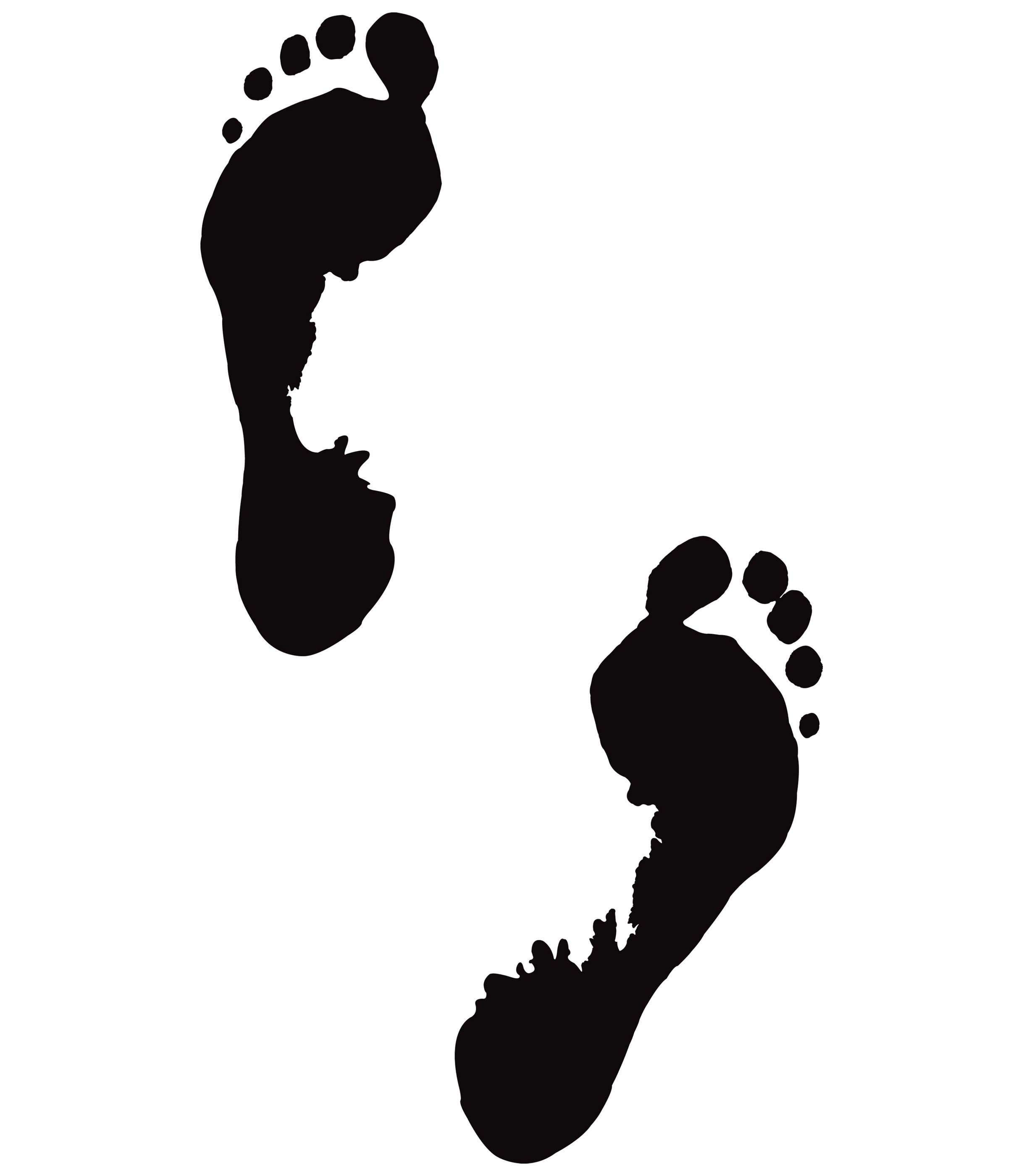 Detail Clipart Footprints Nomer 6