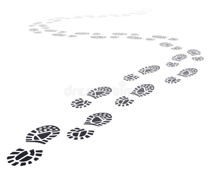 Detail Clipart Footprints Walking Nomer 47