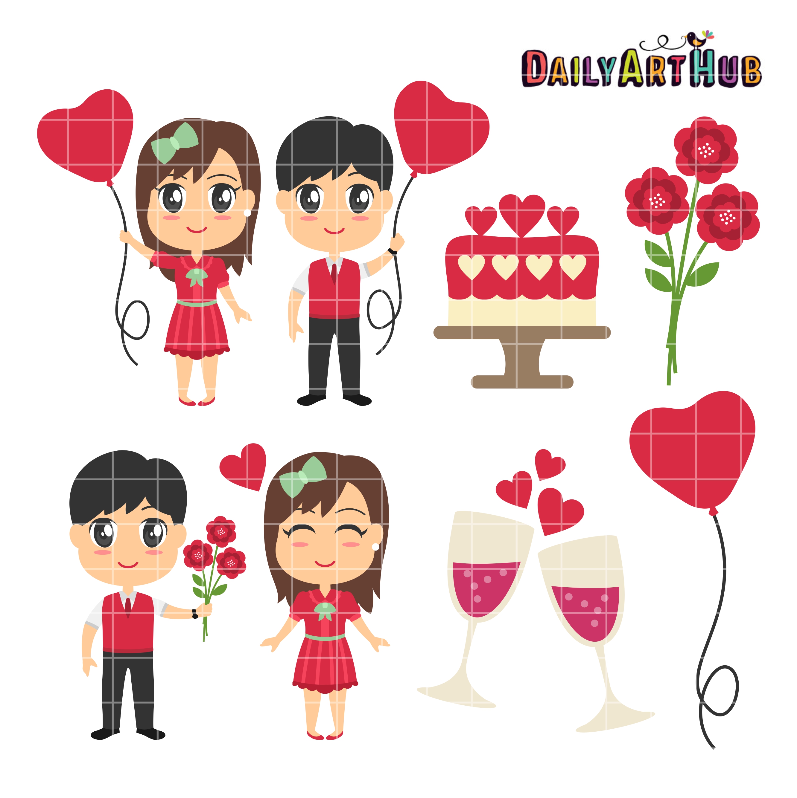 Detail Clipart For Valentines Day Nomer 24