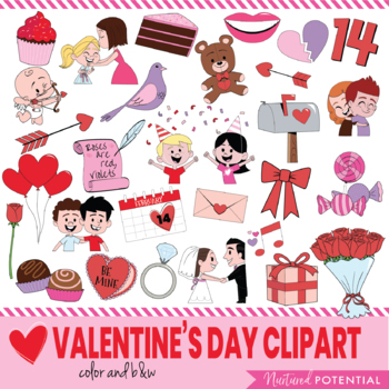 Detail Clipart For Valentines Day Nomer 36