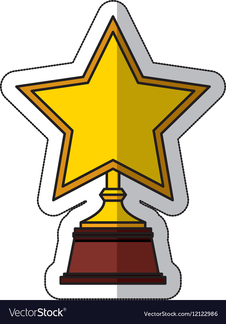 Detail Clipart Gold Star Award Nomer 7