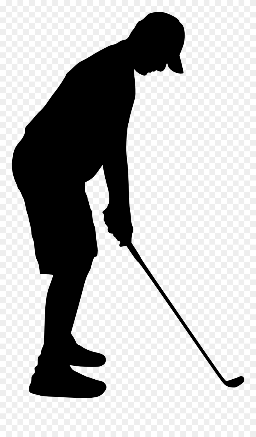 Detail Clipart Golf Silhouette Nomer 16