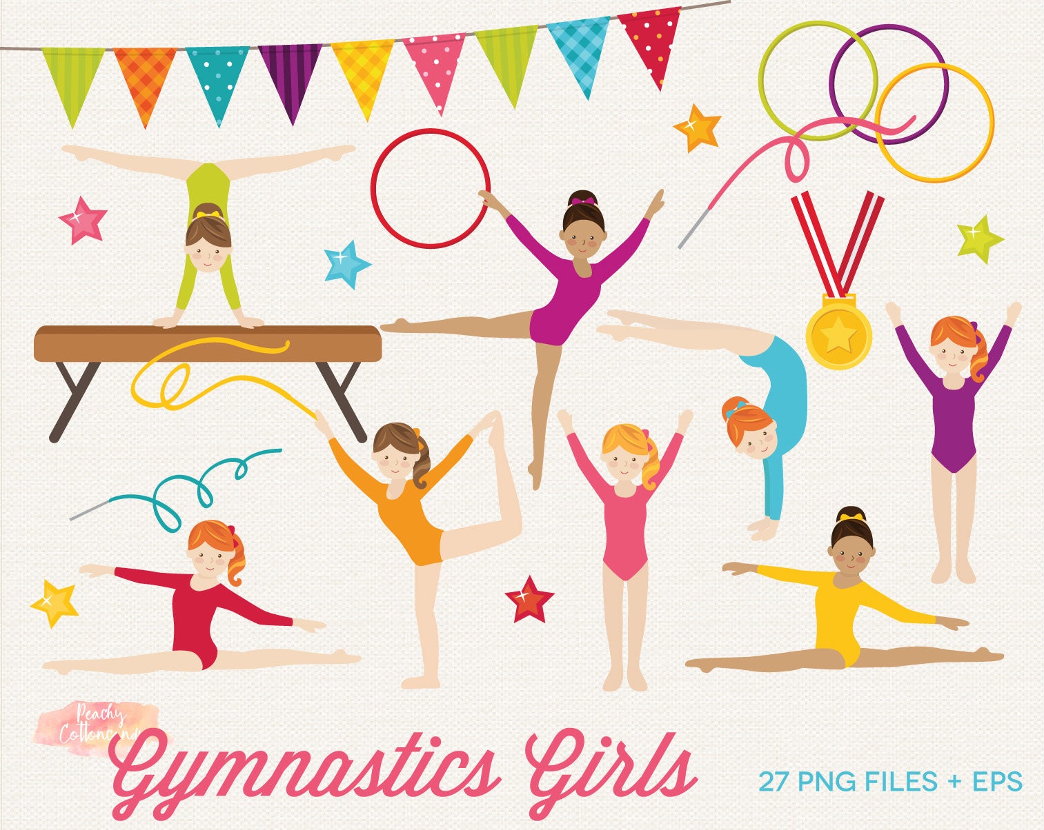 Detail Clipart Gymnast Nomer 6