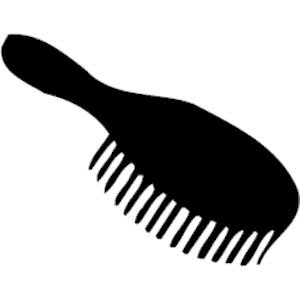 Detail Clipart Hairbrush Nomer 43