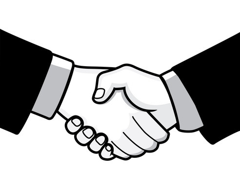 Detail Clipart Handshake Nomer 26