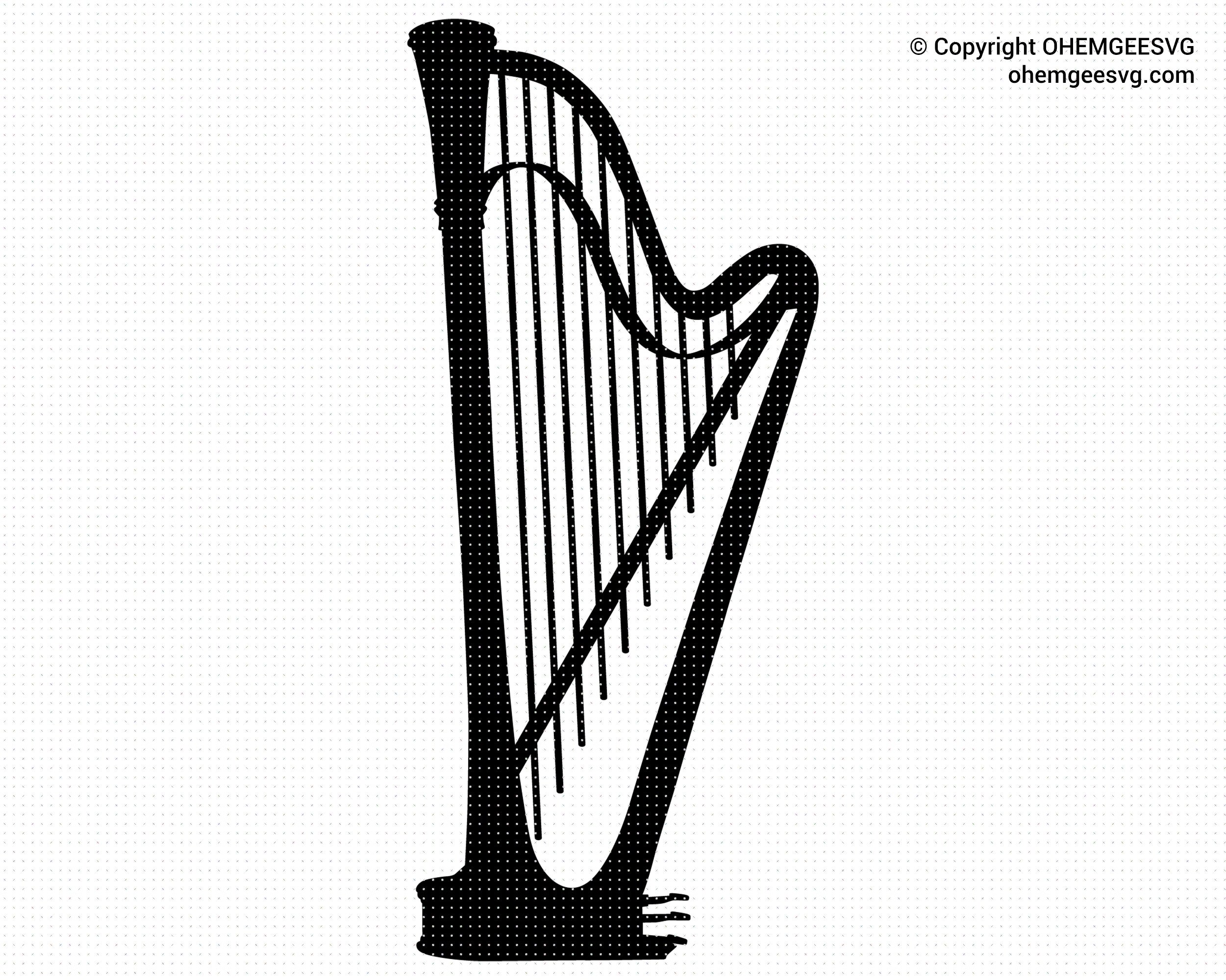 Detail Clipart Harp Nomer 23