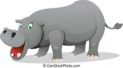 Detail Clipart Hippo Nomer 30