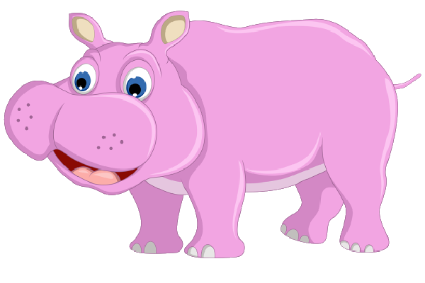 Detail Clipart Hippo Nomer 49