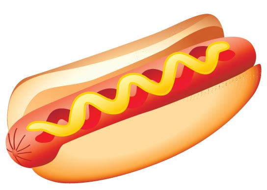 Detail Clipart Hot Dog Nomer 10