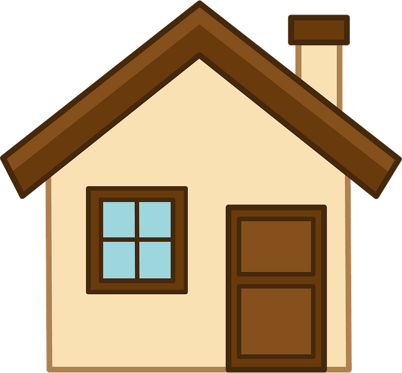 Detail Clipart House Nomer 19