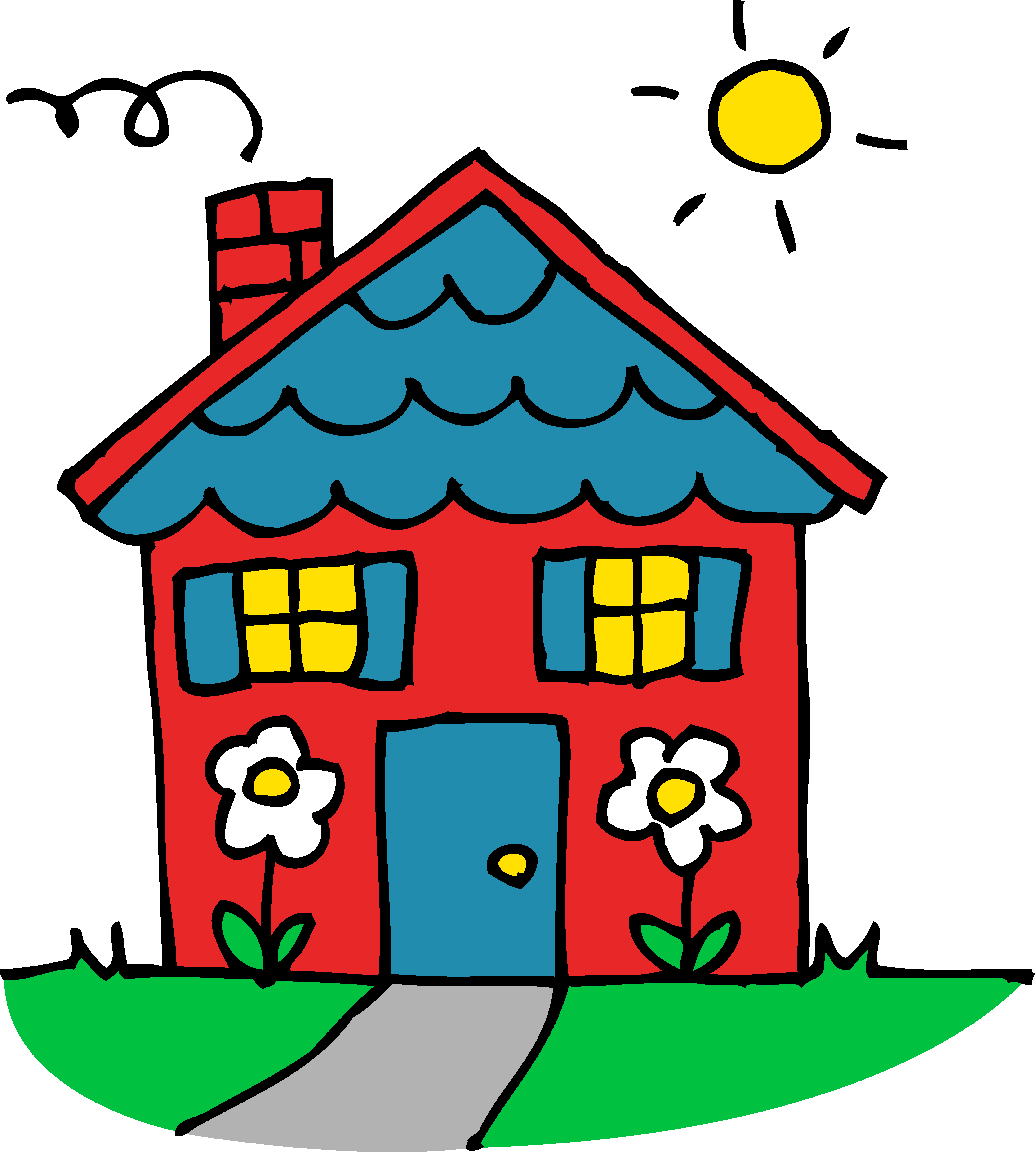 Detail Clipart House Nomer 4