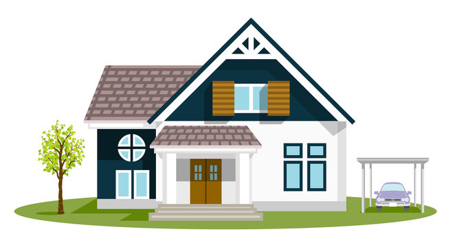 Detail Clipart House Nomer 42