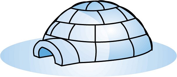 Detail Clipart Igloo Nomer 13