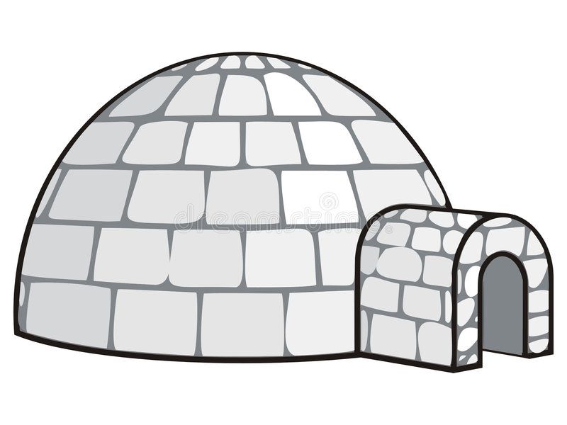 Detail Clipart Igloo Nomer 20
