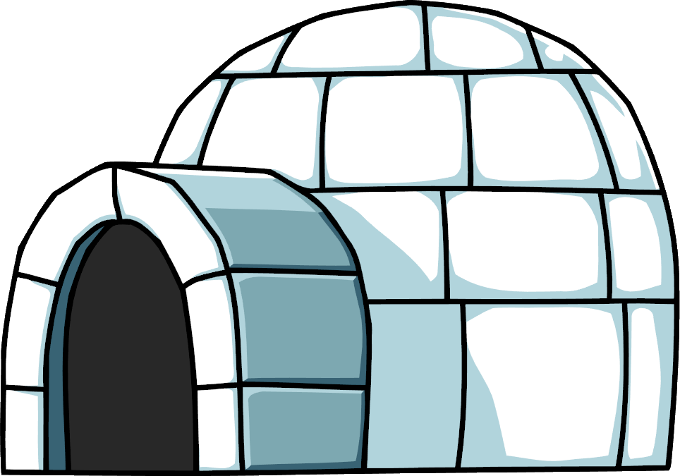 Detail Clipart Igloo Nomer 27