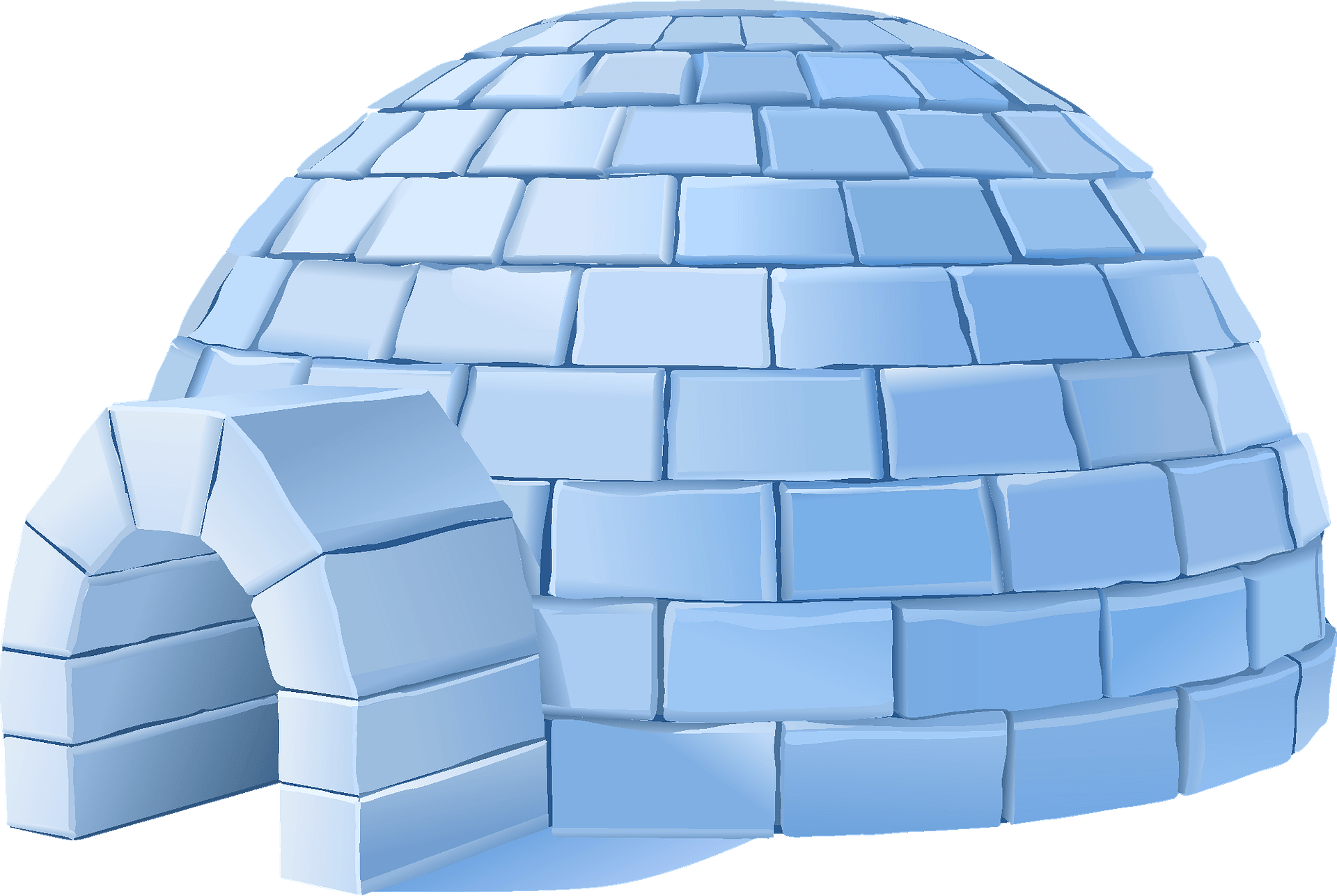 Detail Clipart Igloo Nomer 3