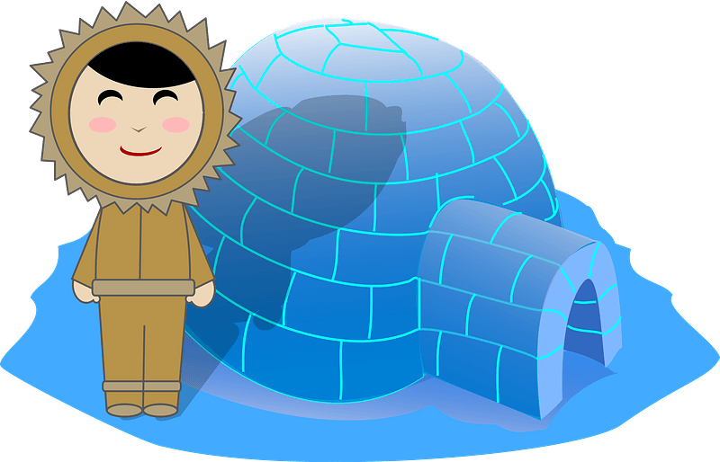 Detail Clipart Igloo Nomer 34