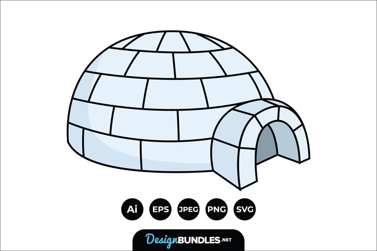 Detail Clipart Igloo Nomer 40