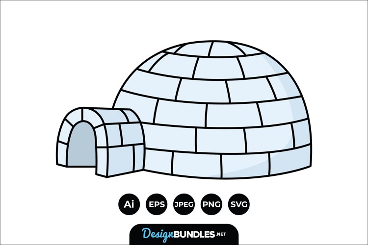 Detail Clipart Igloo Nomer 41