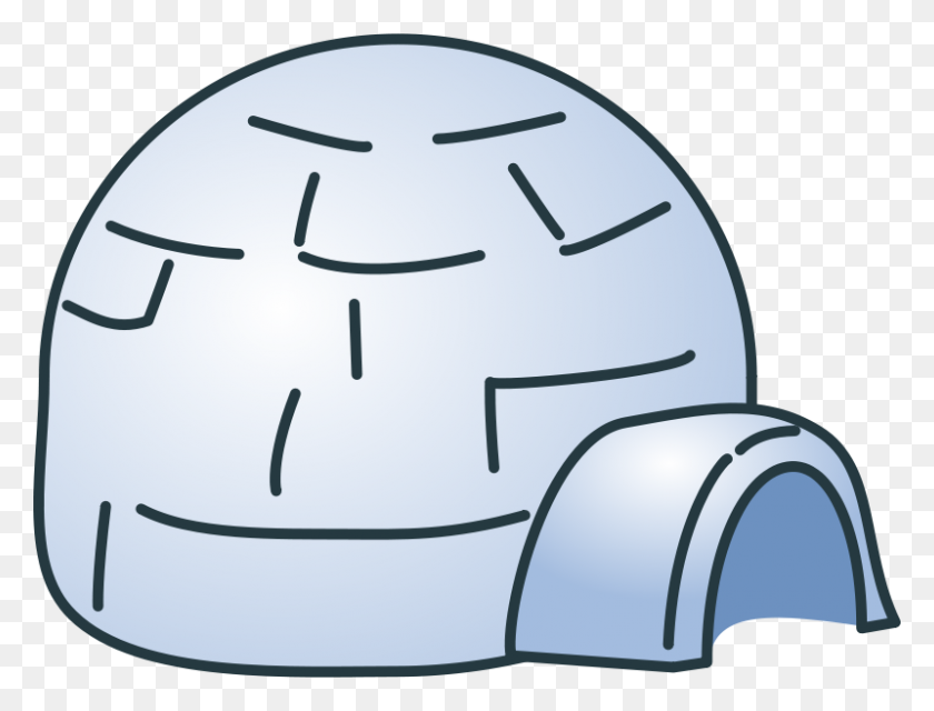 Detail Clipart Igloo Nomer 47
