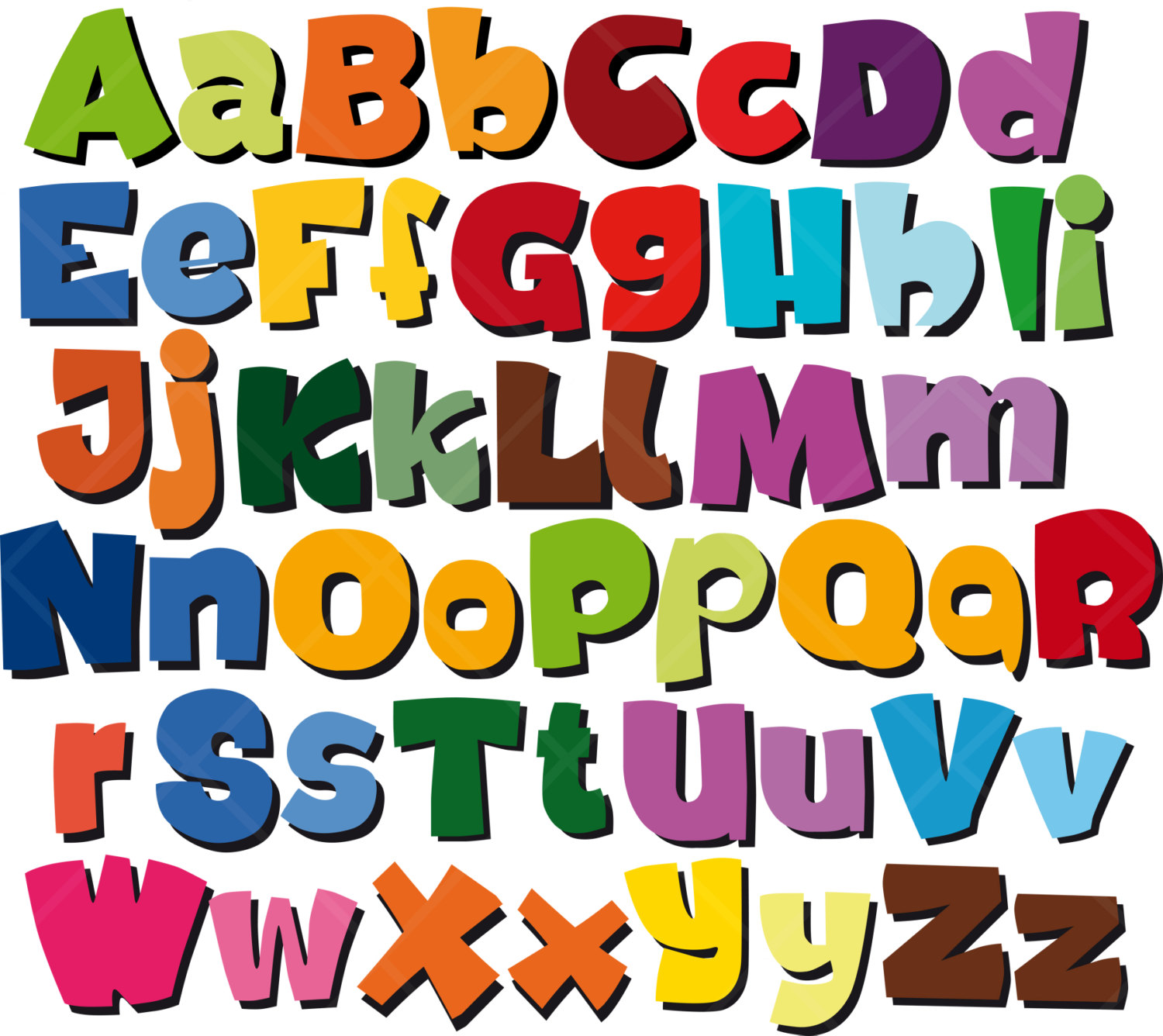 Detail Clipart Images Of Alphabets Nomer 6