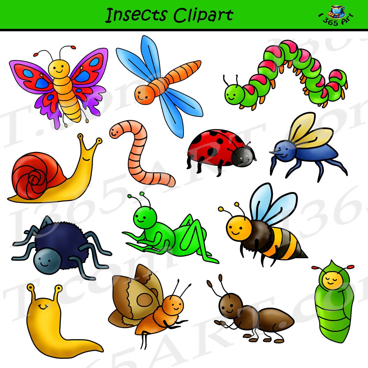 Clipart Images Of Insects - KibrisPDR