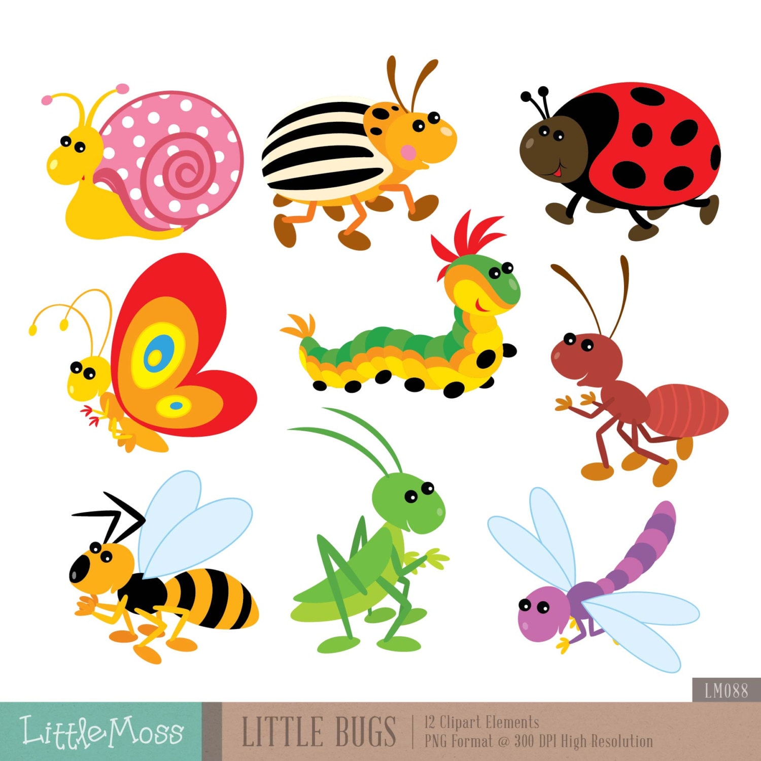 Detail Clipart Insects Nomer 16