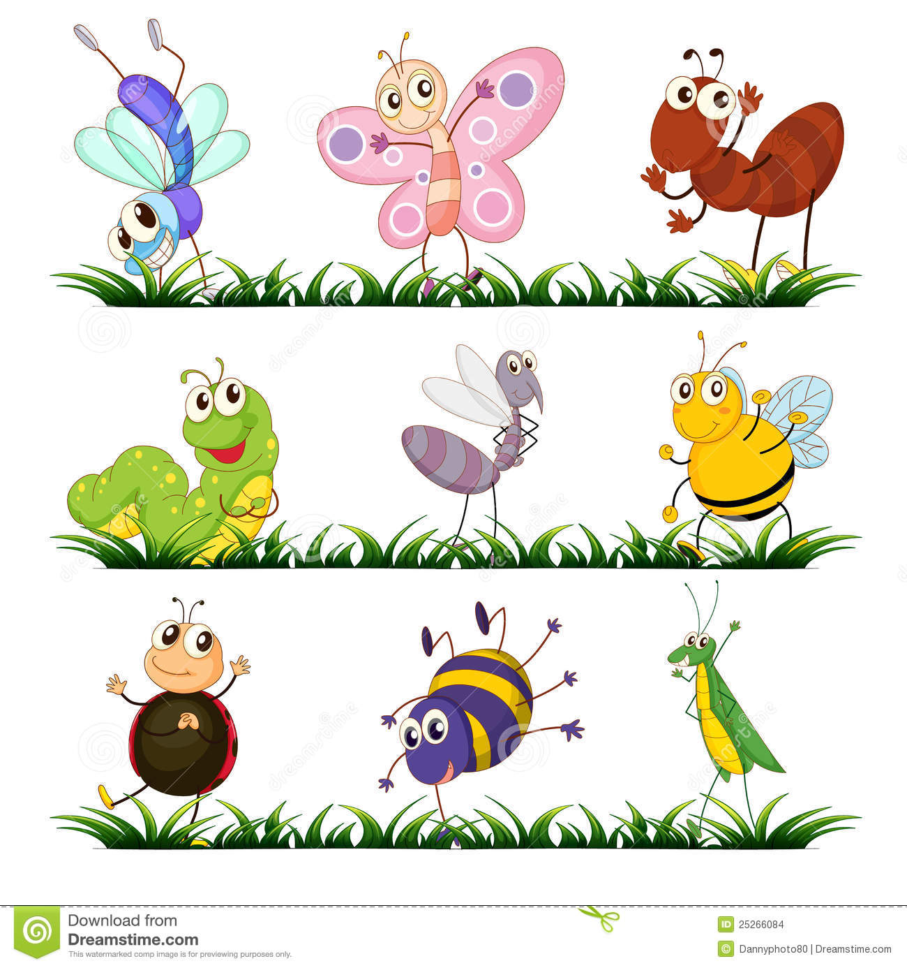Detail Clipart Insects Nomer 24