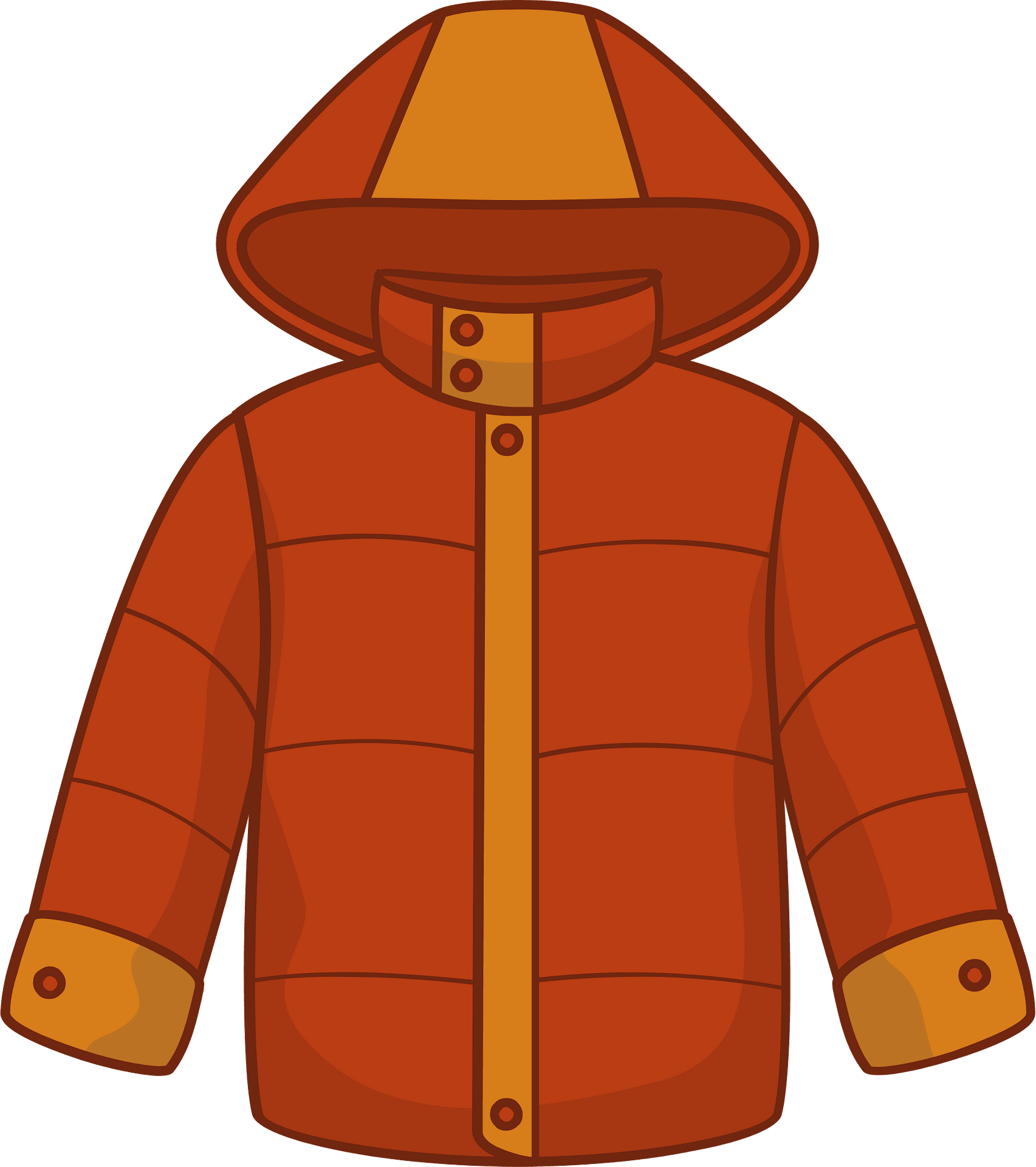 Detail Clipart Jacket Nomer 2