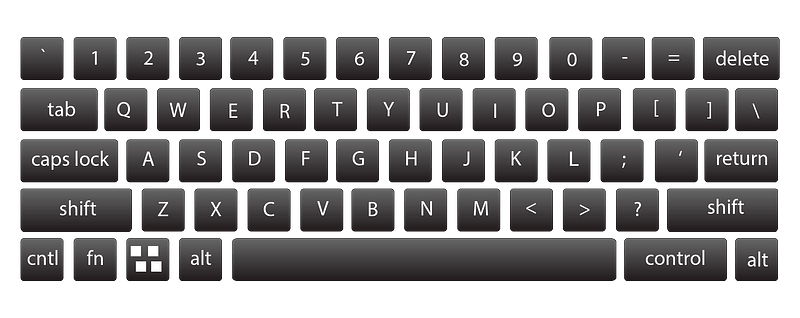 Detail Clipart Keyboard Nomer 19