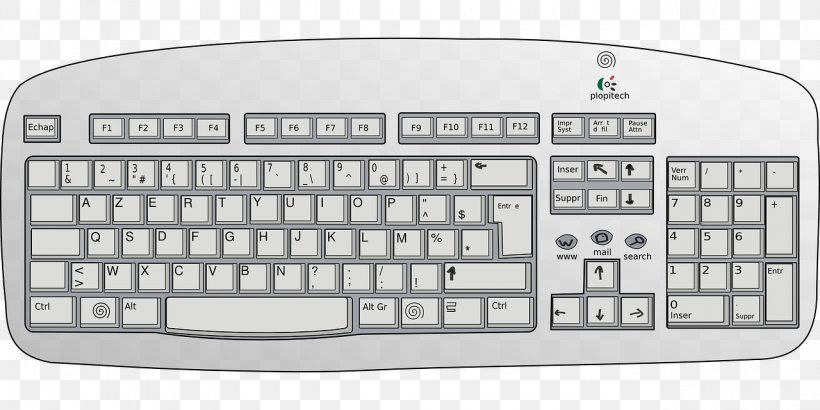 Detail Clipart Keyboards Nomer 46