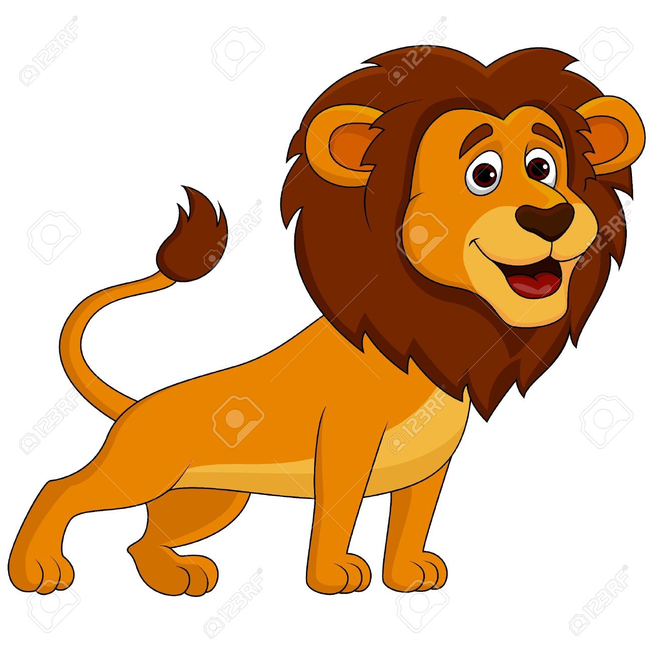 Detail Clipart Lion Nomer 18