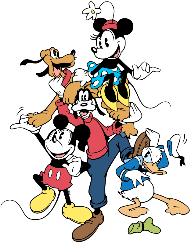 Download Clipart Mickey Mouse And Friends Nomer 21