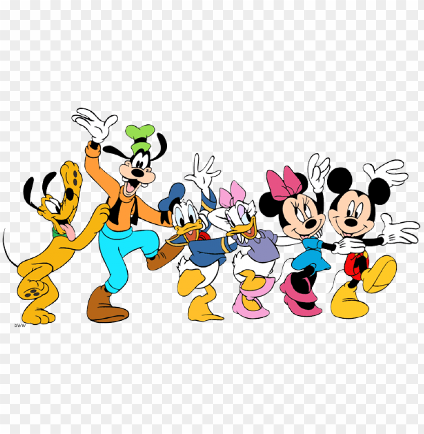 Detail Clipart Mickey Mouse And Friends Nomer 6