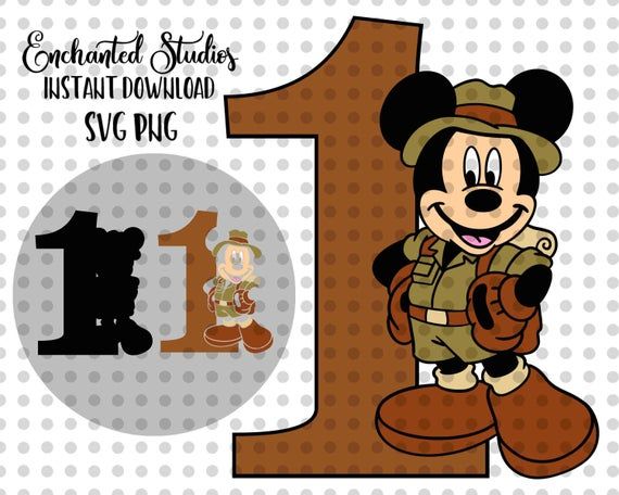 Detail Clipart Mickey Mouse Safari Nomer 4