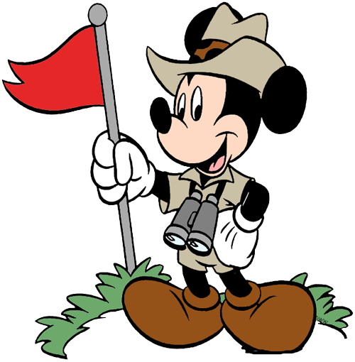 Detail Clipart Mickey Mouse Safari Nomer 36